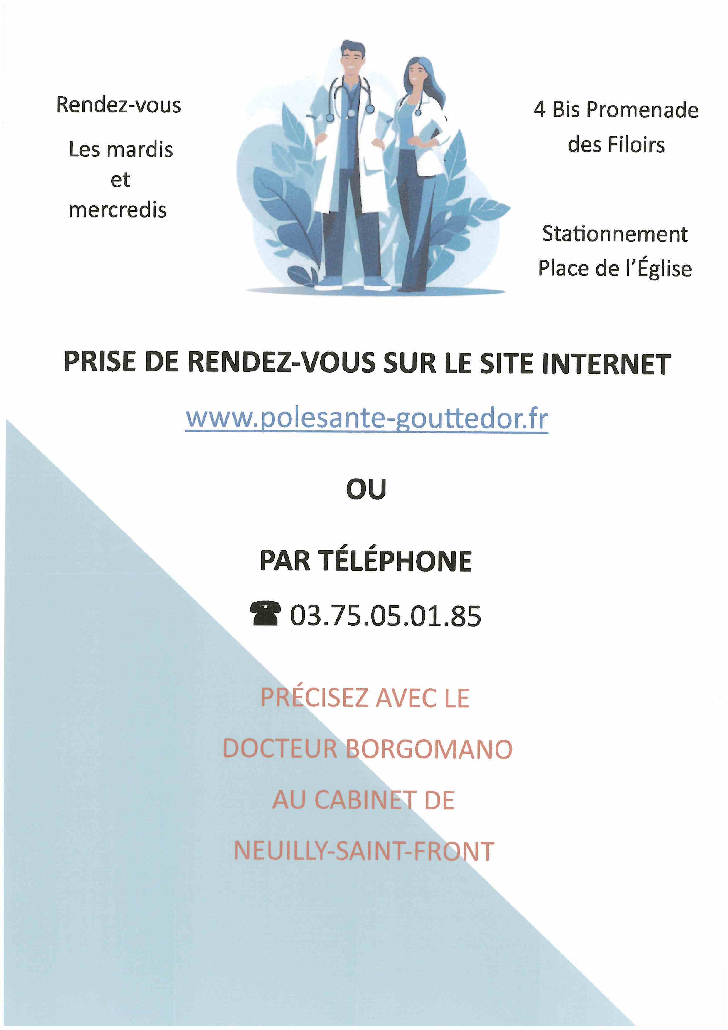 affiche medecin